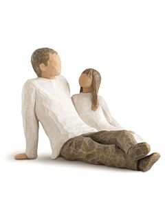 Willow Tree Father and Daughter Figurine